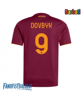 AS Roma Artem Dovbyk #9 Tricou Fotbal Replică 2025-26 Barbati Acasa